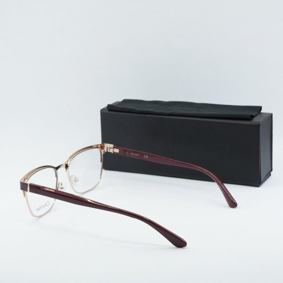 🕶️ New Calvin Klein CK21125 605 Eyeglasses - Burgundy 52mm - Picture 11 of 11